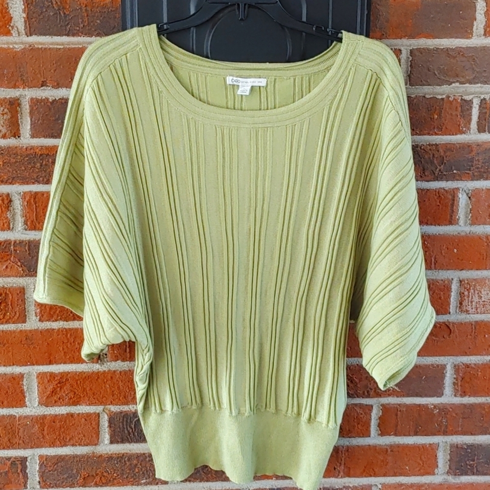 Cato Ribbed Dolman Sweater Size L